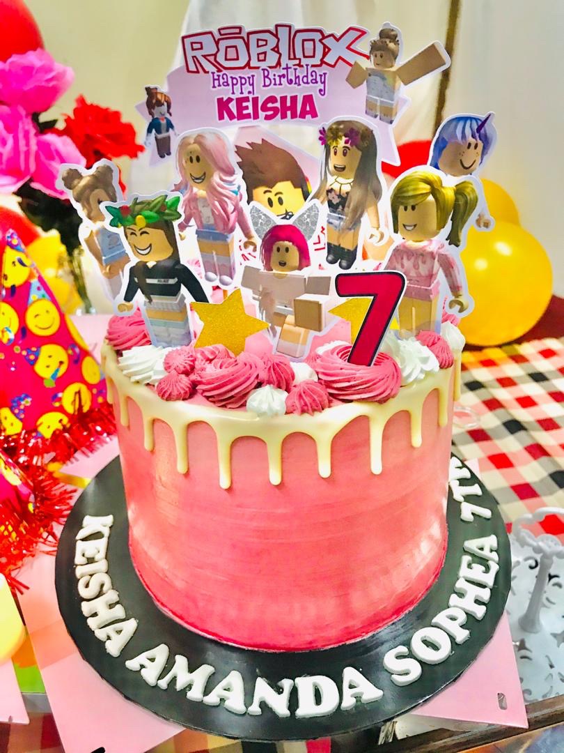 Cake Topper Roblox Girl Shopee Malaysia - baby keisha roblox account