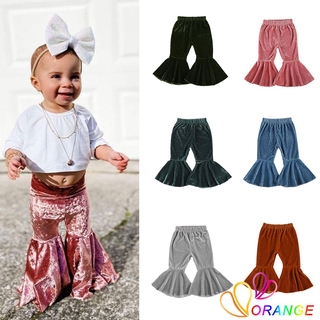 velvet baby bell bottoms