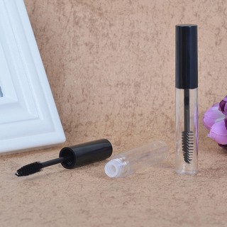 [READY STOCK] 10ml Mascara Black Cap Empty Tube Bottle Vial Transparent Eye Makeup Eyelash Cream Funnel Dispenser Pipette Container