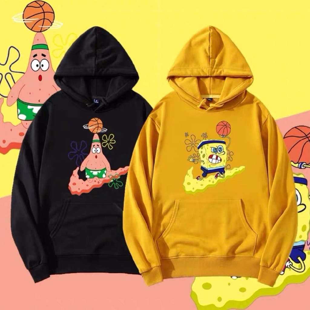 spongebob and patrick nike hoodie