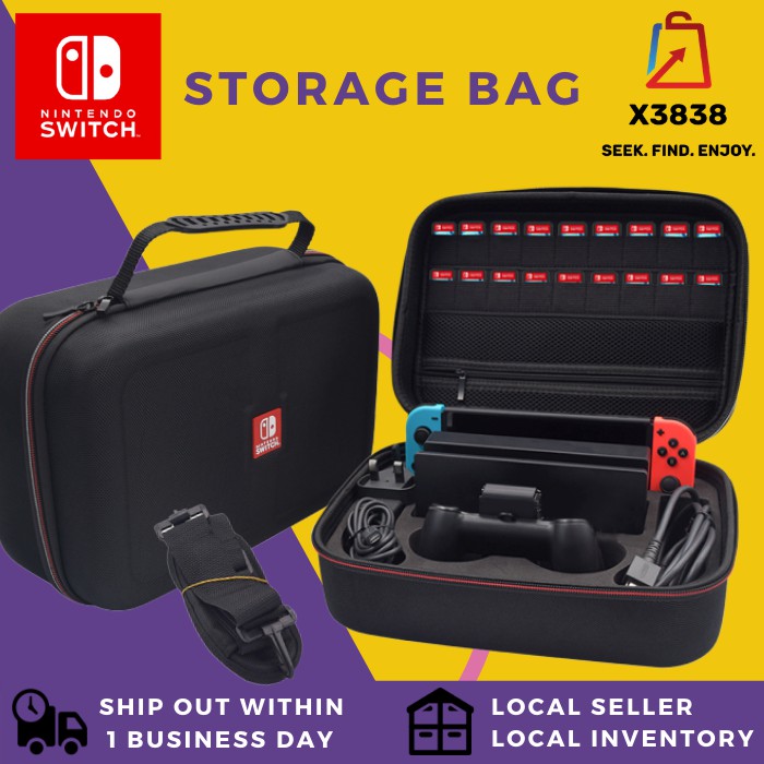 Nintendo Switch Portable Accessories Kit Game Bags Game Storage Case ...