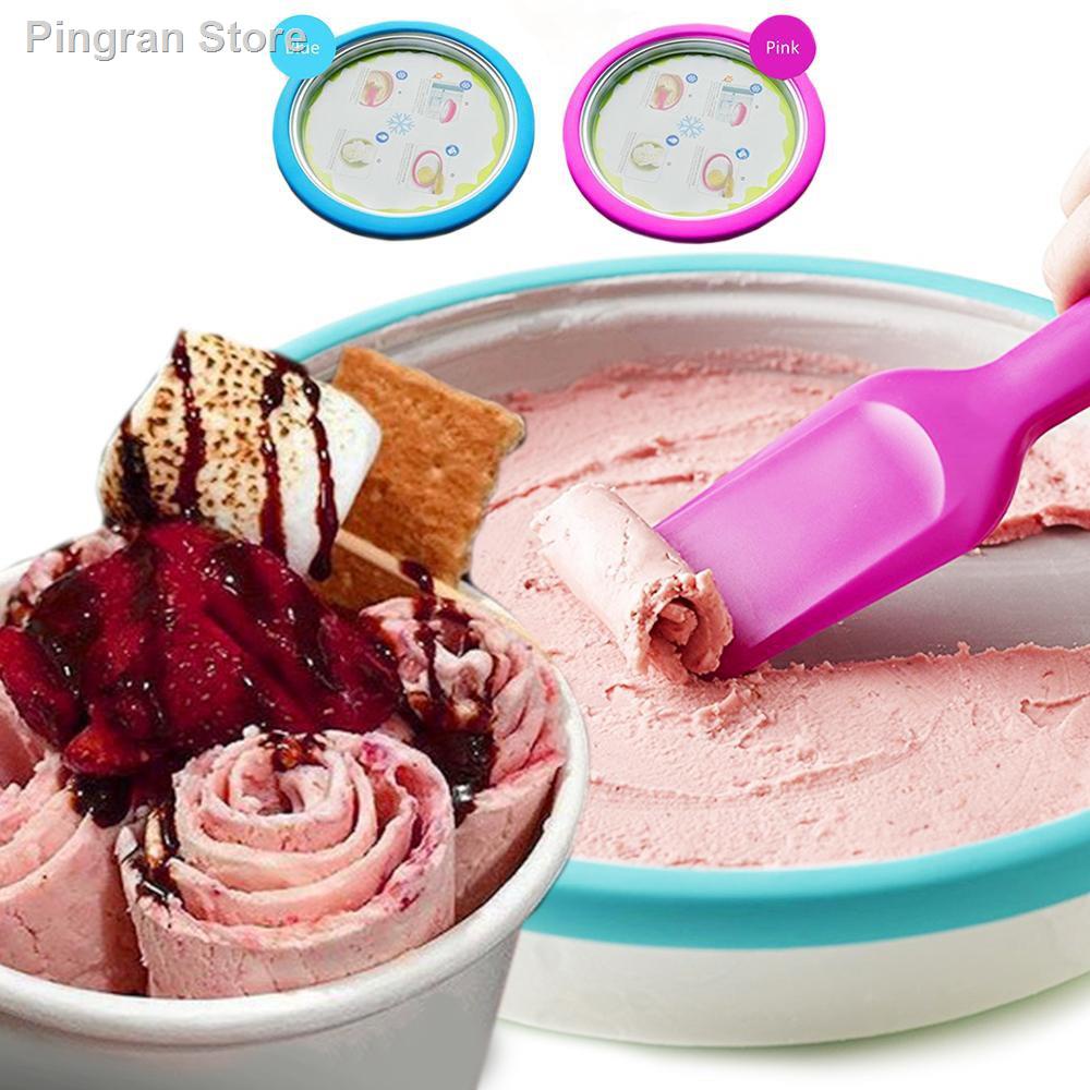 ❀∈Home made Instant Fry Ice Cream Yogurt Fruit Roll Maker plate