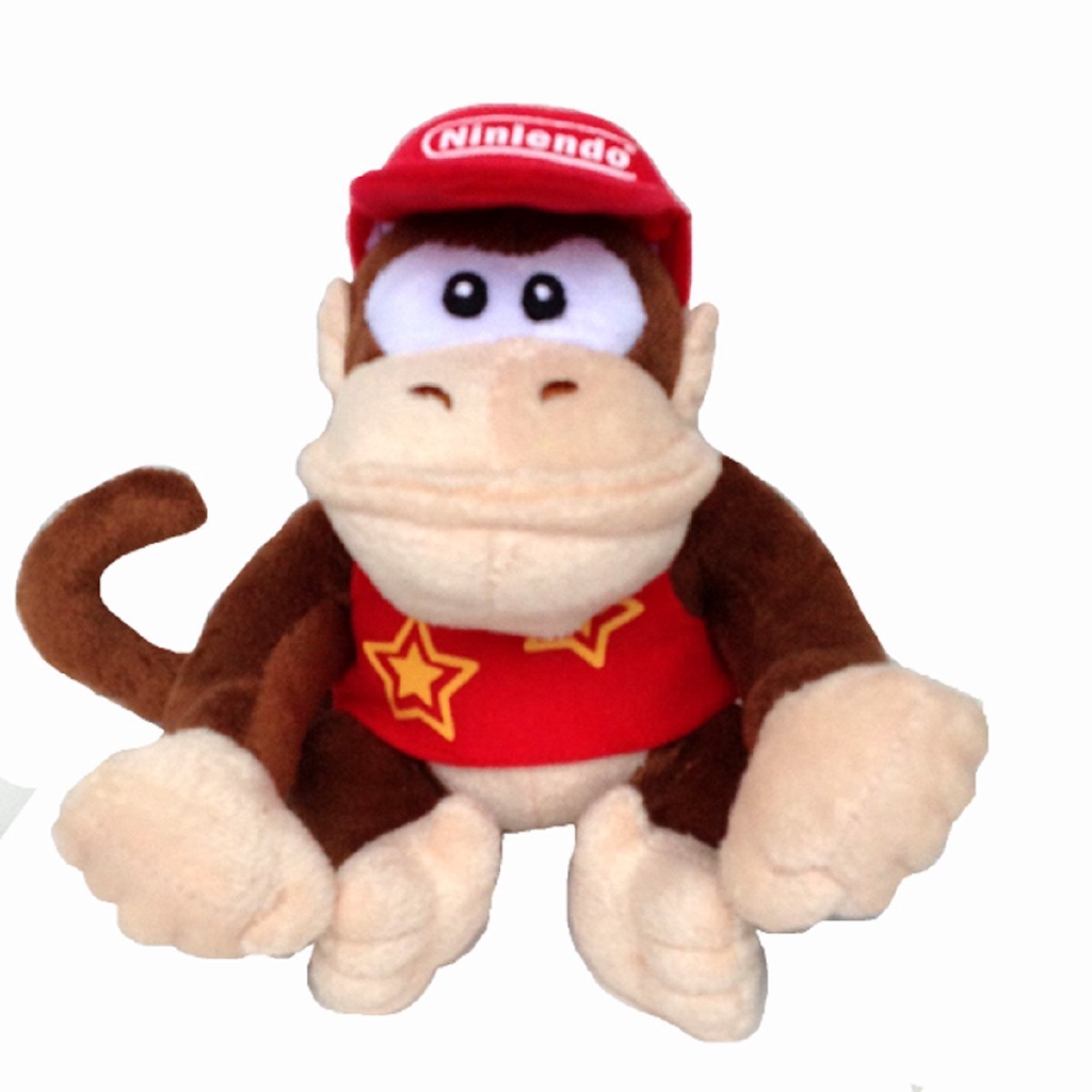 All Star Diddy Kong,Dixie Kong,Diddy Kong Stuffed Plush Dolls Super Mario B...