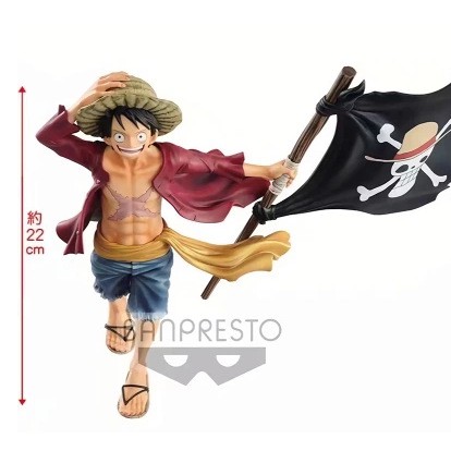 One Piece Magazine Luffy Flag Set A King Products Hand Model Shopee Malaysia