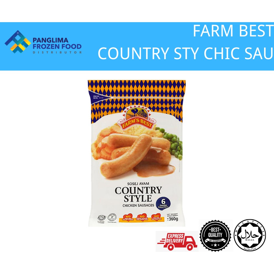 Farm S Best Country Style Chicken Sausage 360g Klang Valley Only