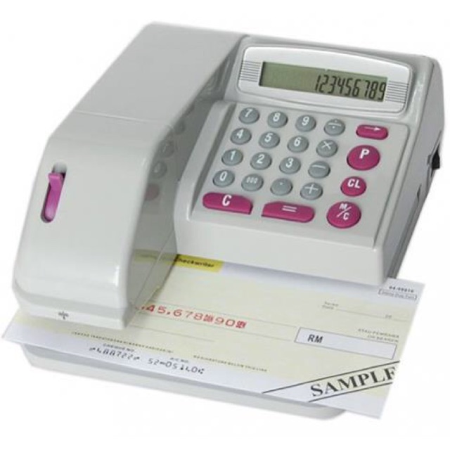 Electronic Cheque writter/Cheque writer machine auto currency heavy