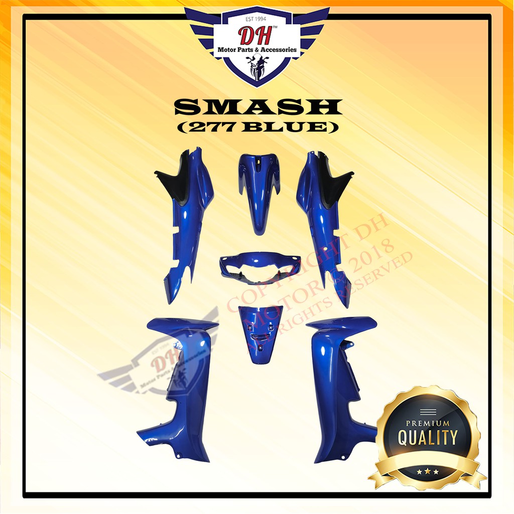 Smash Cover Set Full Set Suzuki 277 Blue Red Black