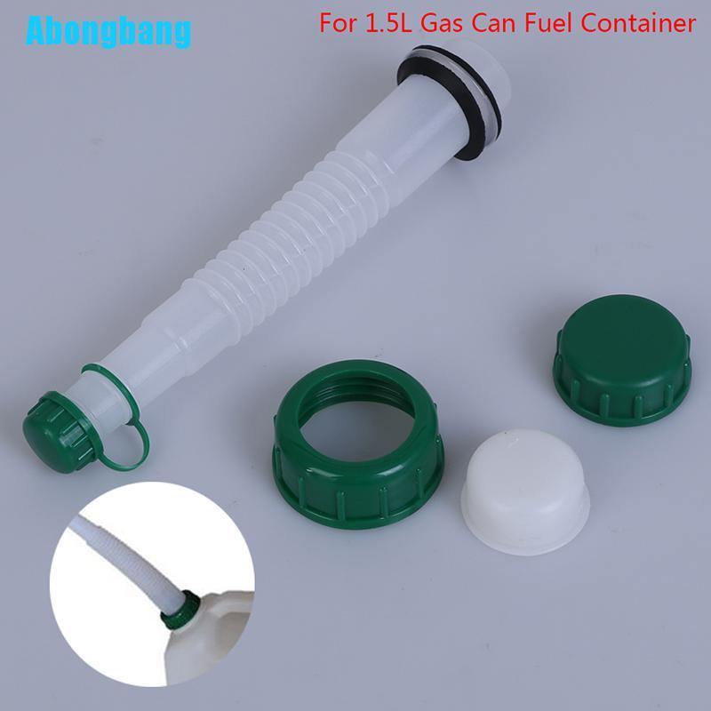 Abongbang 1Set Replacement Gas Can Spout Parts Stopper Vent Cap Gasket Fuel Container Part