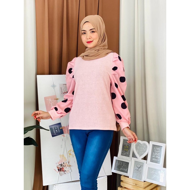 Sale Blouse Lengan Kepok2 Shopee Malaysia