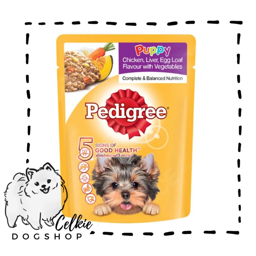 PEDIGREE SMALL POUCH 80 GR CHICKEN PUPPY WET DOG FOOD