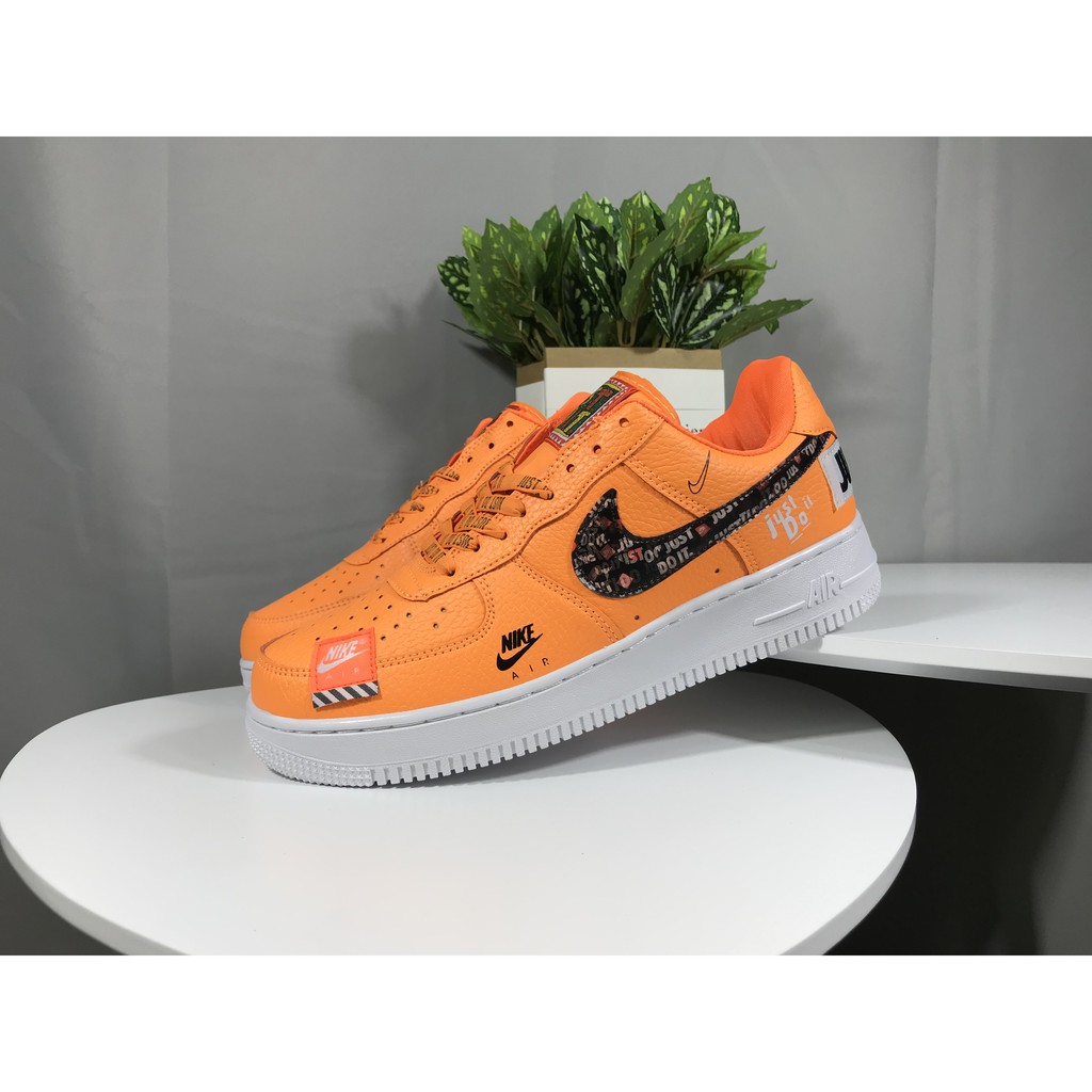 orange off white air force 1