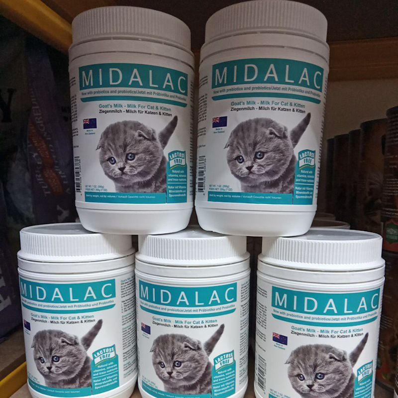 MIDALAC Goat's Milk For Cat & Kitten 200g (Lactose Free) Shopee
