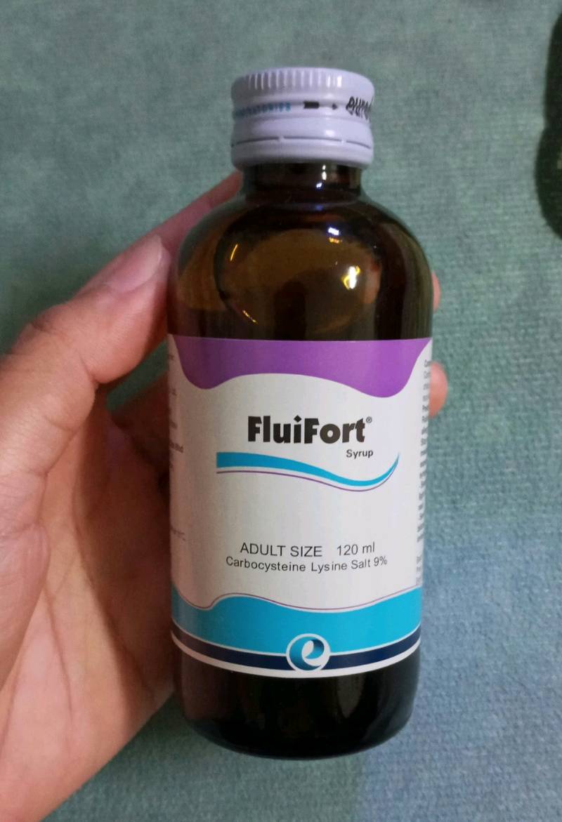 Fluifort Syrup 120ml For Chesty Cough Excessive Mucous Shopee Malaysia