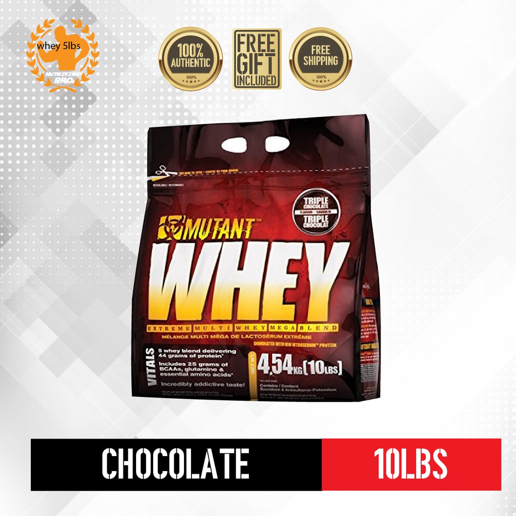 MUTANT WHEY 10lbs VALUE PACK, WHEY PROTEIN, MUSCLE GROWTH, MUSCLE