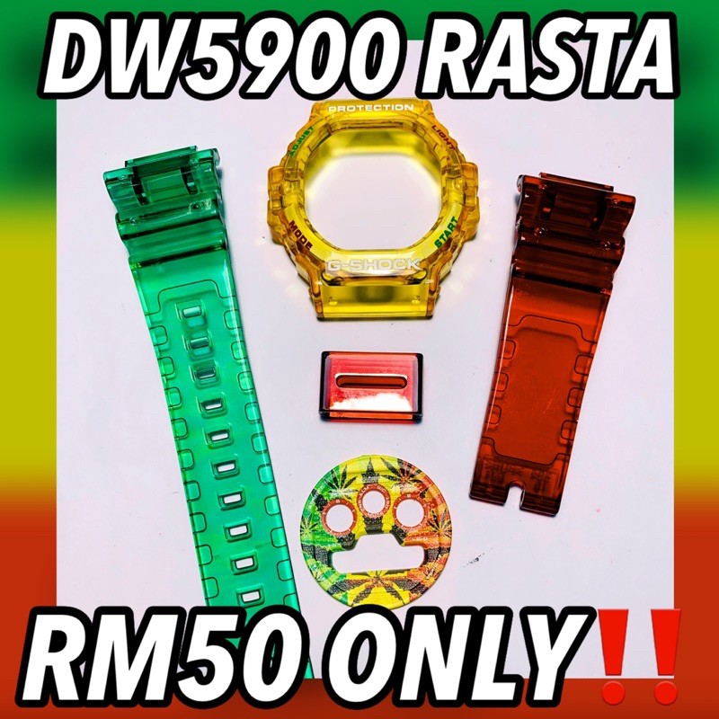 Buy RM79 ONLY / BNB DW5900 RASTA GLOSSY @ MATTE / FREE FACEPLATE 