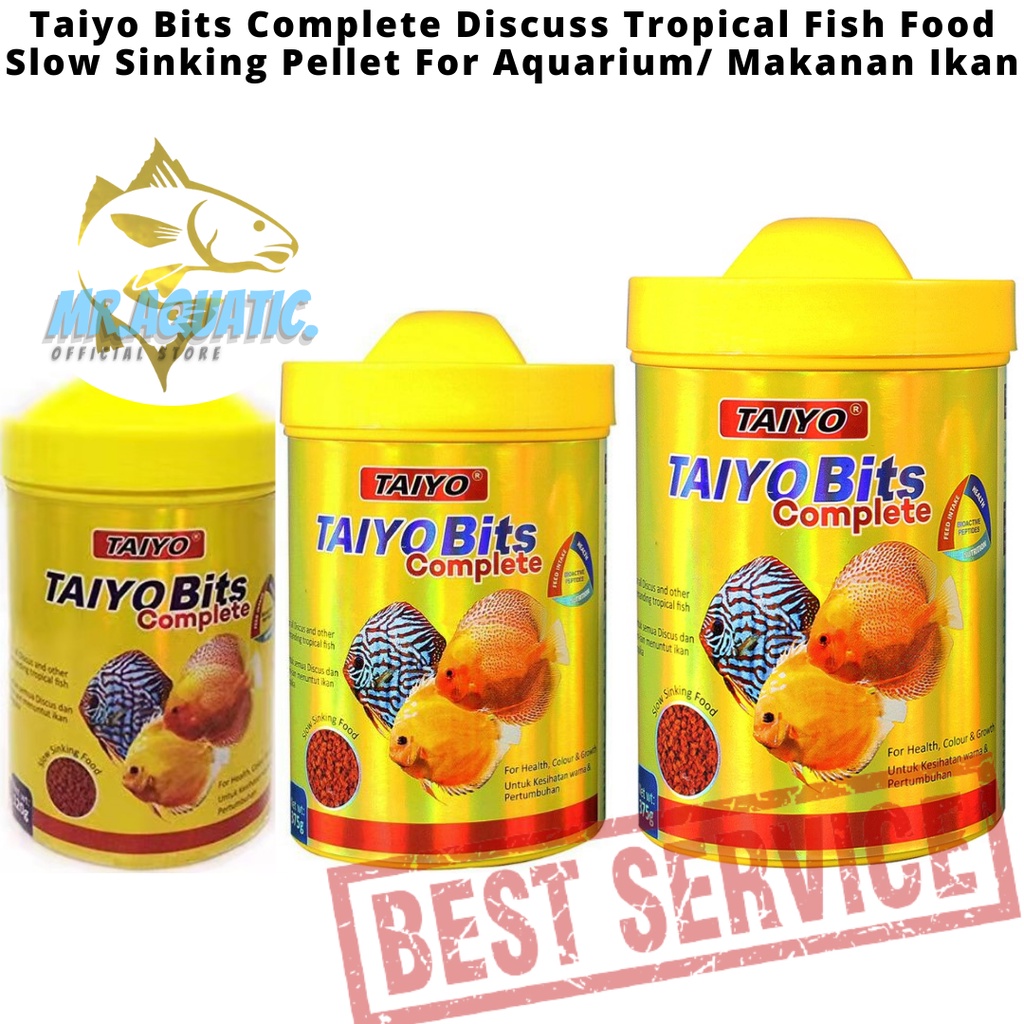 Taiyo Bits Complete Fish Food Discuss Tropical Slow Sinking Type ...