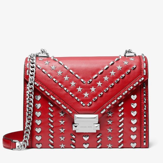 michael kors studded sling bag