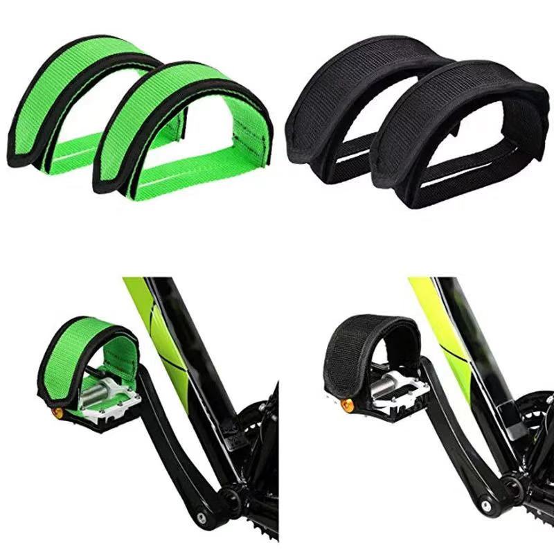 海外並行輸入正規品 BESPORTBLE 4pcs Bike Pedal Clips Strap Anti-Slip Cycling Fixed  Toe Clip Bel tronadores.com