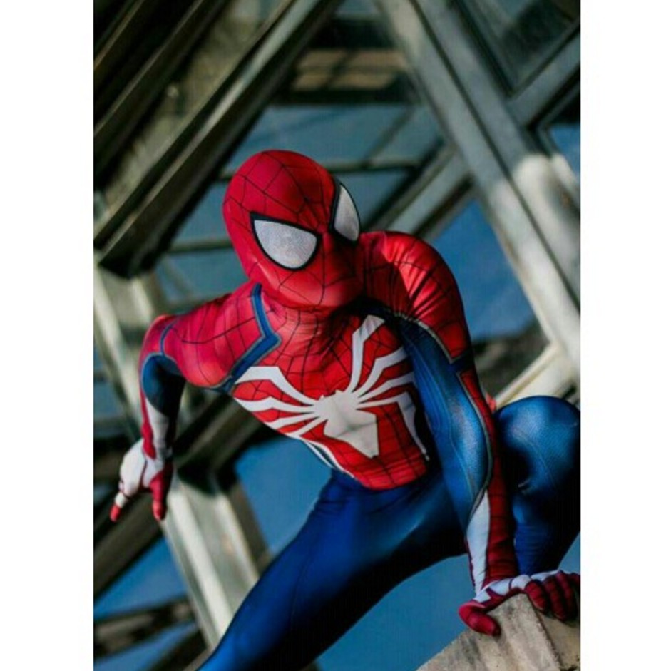 SPIDERMAN PS4 SUIT Spiderman Homecoming costumes Halloween cosplay | Shopee  Malaysia