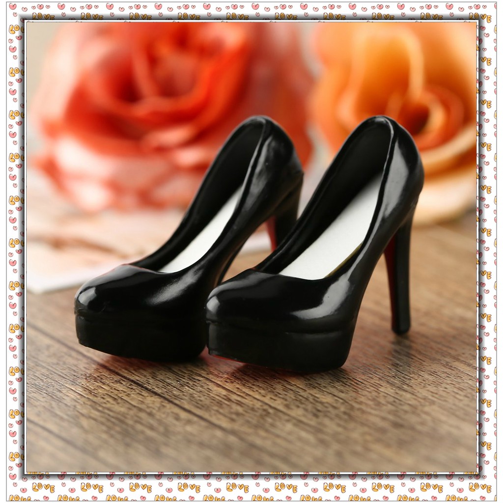 1:6 Female Soldier Simulation Stiletto High Heel Court Shoes 1:6 Female Soldier Simulation Stiletto High Heel Court Shoes