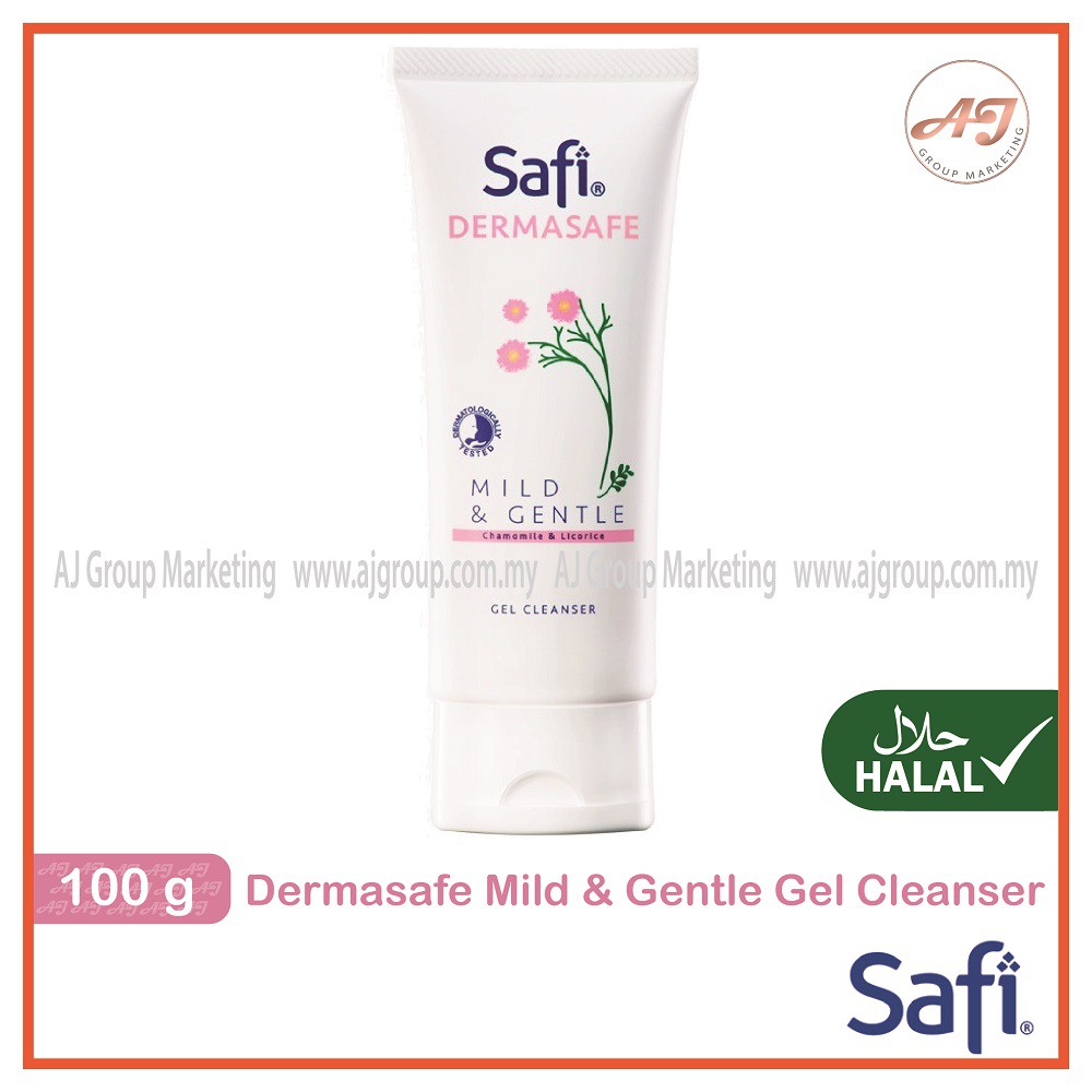 Pencuci Muka Safi Dermasafe Mild Gentle Gel Cleanser 100g