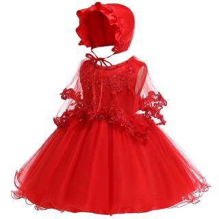 infant red dress