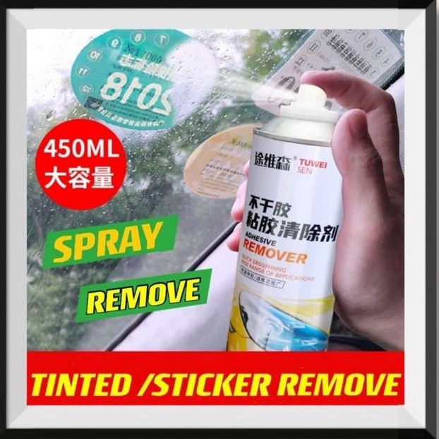 Sticker tint Remover Spray Car motorcycle home Sticky Residue Adhesive