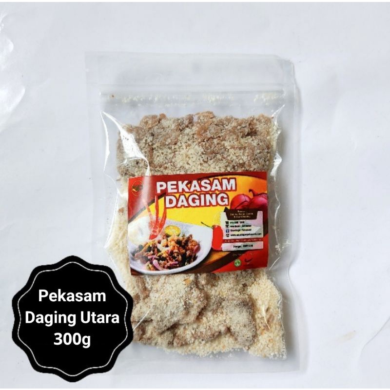 PEKASAM DAGING UTARA, DAGING BLACK PEPPER, DAGING KOREAN SPICY, TELUR SOTONG DAN TELUR IKAN BERAT 300GRAM