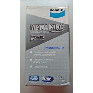 BENDIX METAL KING TITANIUM REAR PAD for WIRA 1.6, PUTRA 