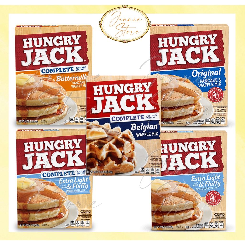 Hungry Jack Complete Buttermilkoriginalextra Light And Fluffy Pancake And Waffle Mix Just Add