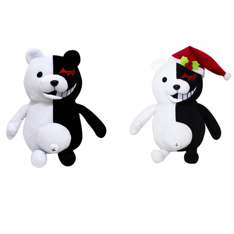 plush toy 25cm 35cm Monocuma Toys Japan Cartoon Super 2 Monokuma Christmas  Black & White Bear Soft Animal Cartoon Stuffe | Shopee Malaysia