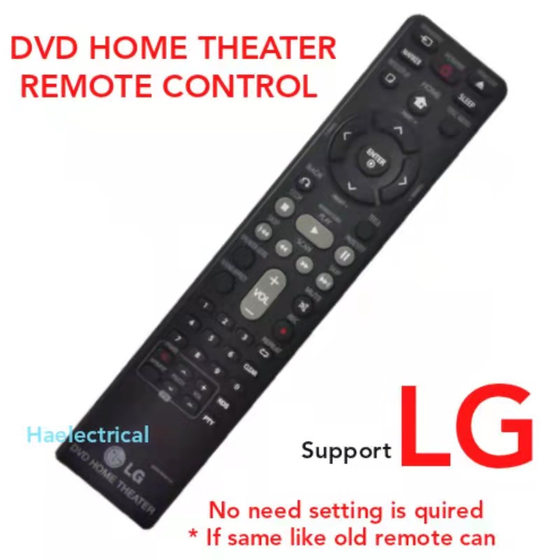 LG DVD Home Theater Remote Control Shopee Malaysia
