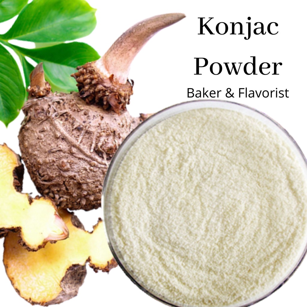 Pure Konjac Powder 魔芋粉 烘培 25g 250g 生粉 Baking Konnyaku