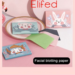 100 pcs Facial Oil Absorbing Paper Blotting Sheets Face Cleanser Acne Treatment Paper