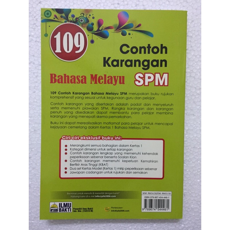 109 Contoh Karangan Bahasa Melayu Spm Shopee Malaysia