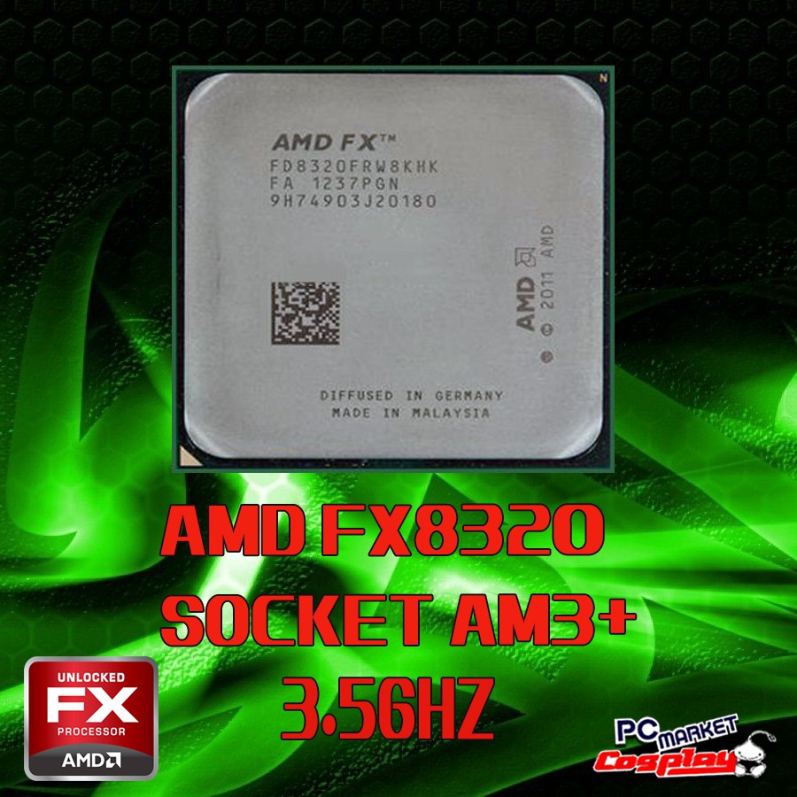 Amd Fx 8 Core Black Edition Processor Refurbished Shopee Malaysia