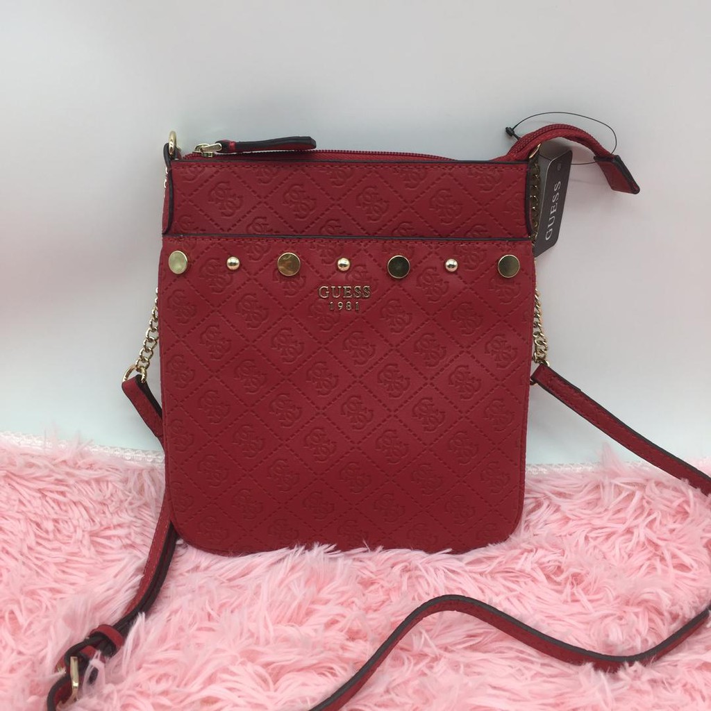 guess gold crossbody bag
