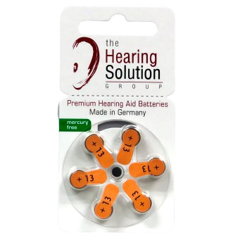 Hearing Aid Battery Size 13 (orange) / bateri untuk alat bantu pendengaran saiz 13 (oren) - 100% original