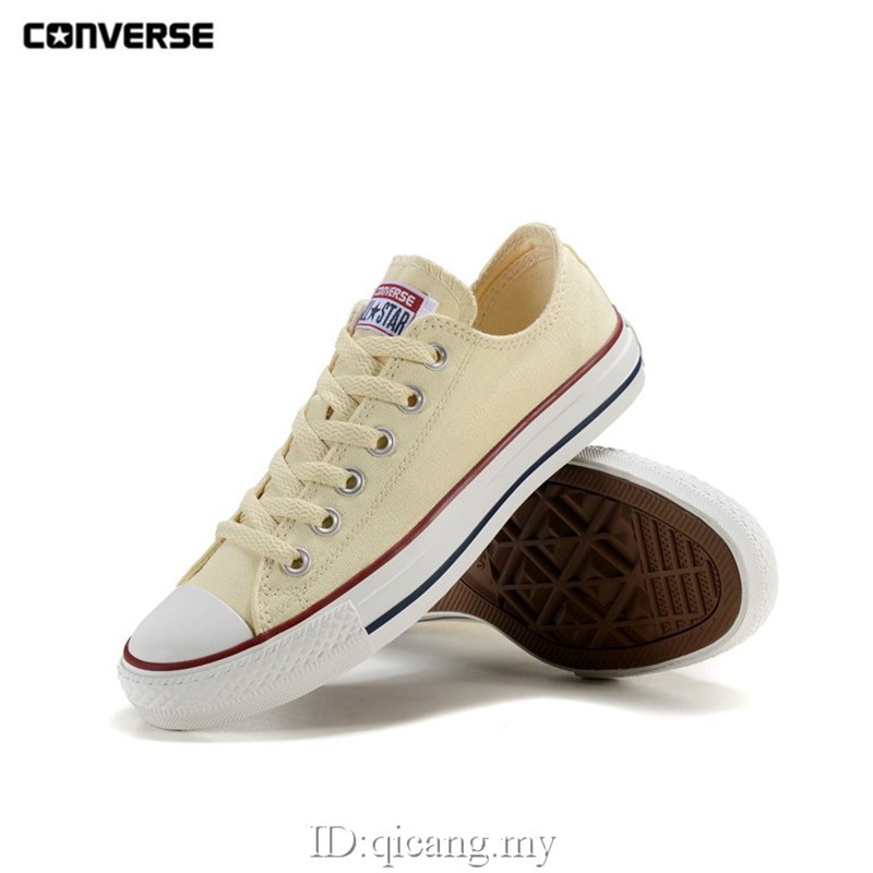 cream converse all stars