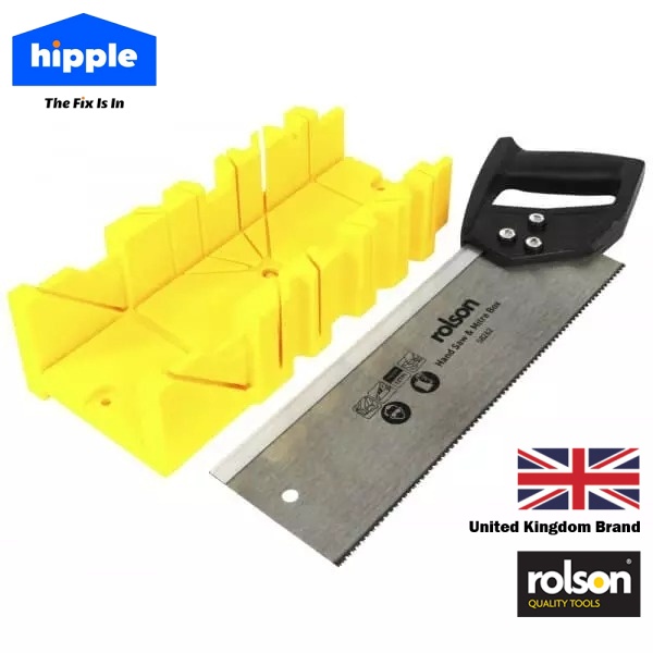Rolson 58262 Hand Saw & Mitre Box Shopee Malaysia