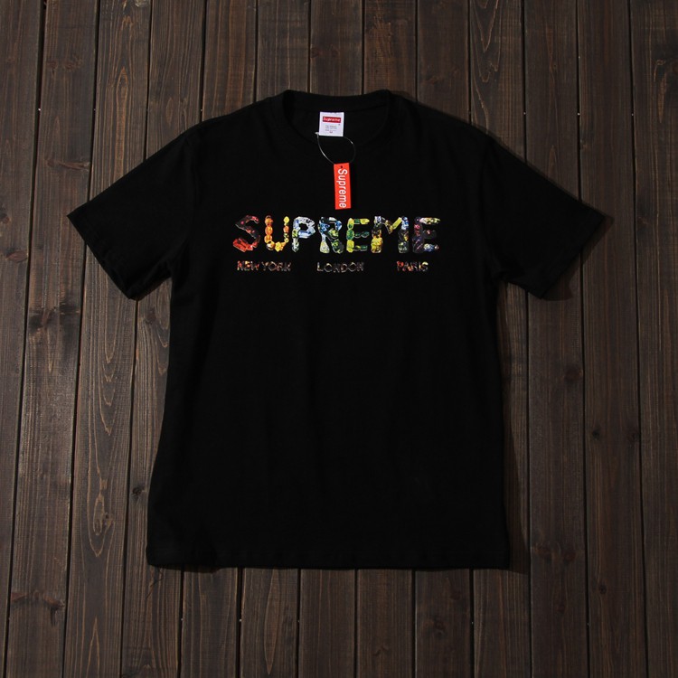 supreme rocks tee black