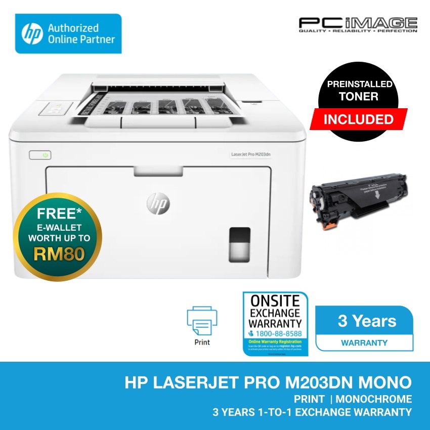 HP LaserJet Pro M203dn Printer | Shopee Malaysia