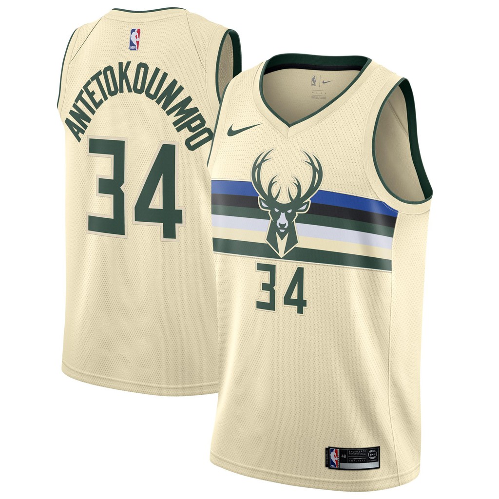 white bucks jersey