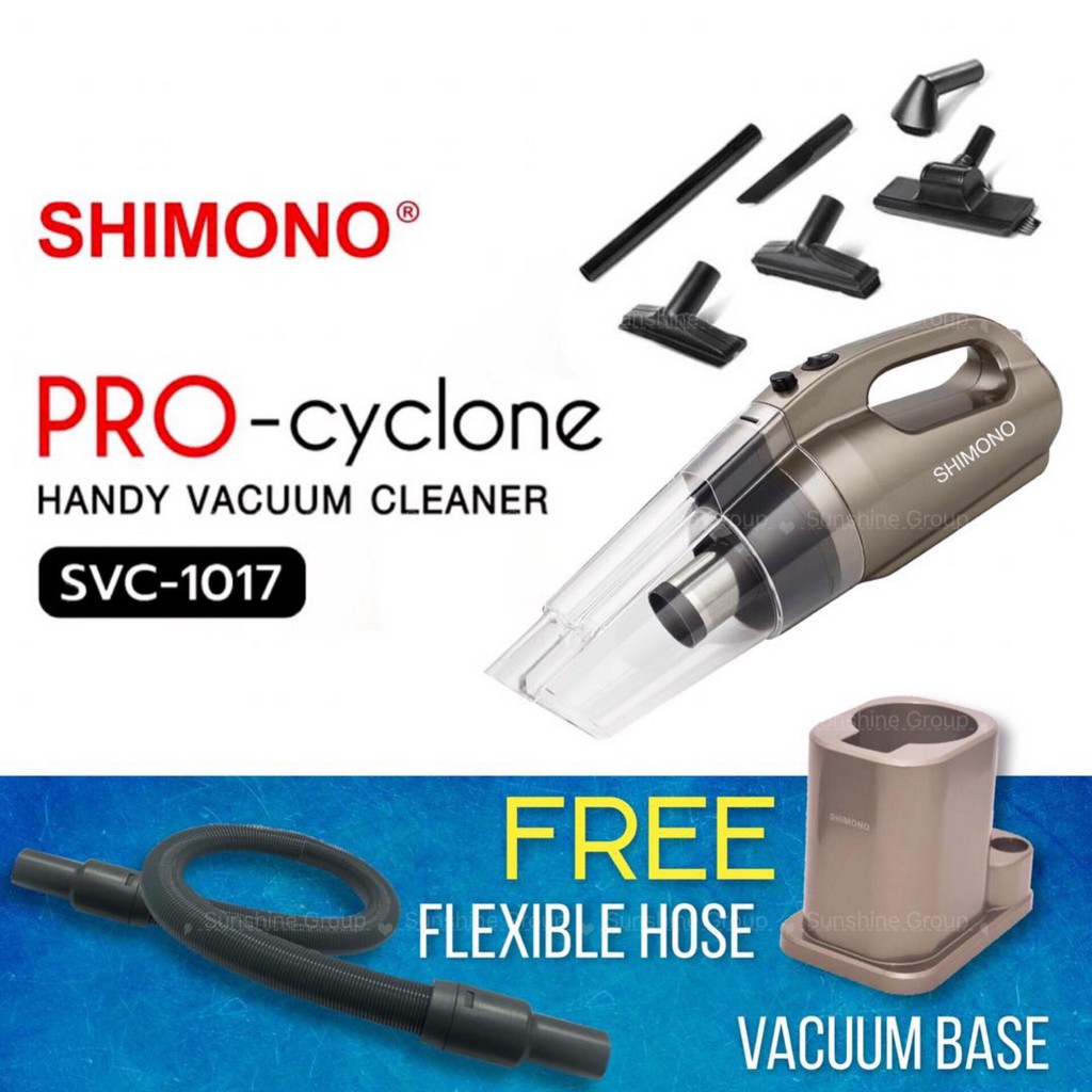 Shimono Pro Cyclone Vacuum Svc 1017 Champagne Color Shopee Malaysia