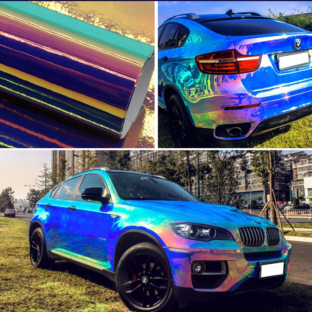 1 35mx20cm Laser Blue Glossy Color Diy Car Body Films Vinyl Car Wrap Sticker Decal Air Release Film 1 35mx20cm Shopee Malaysia