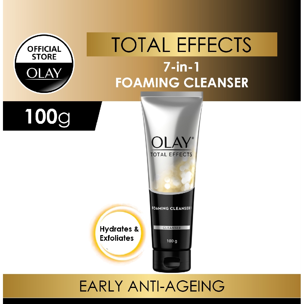 Olay Total Effects Foaming Cleanser (100g) Shopee Malaysia