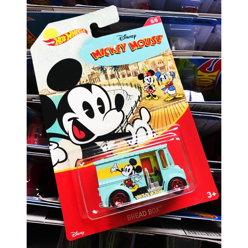 Hot Wheels Mickey Mouse Bread Box Shopee Malaysia