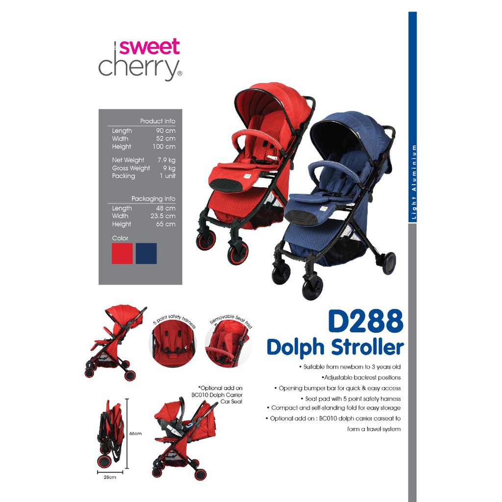 sweet cherry stroller compact