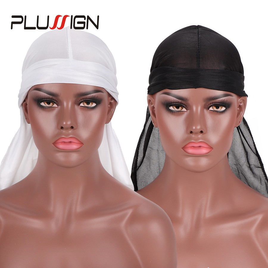 Headbands Head Wrap Cap Headbands New Solid Fashion Women Silk Men