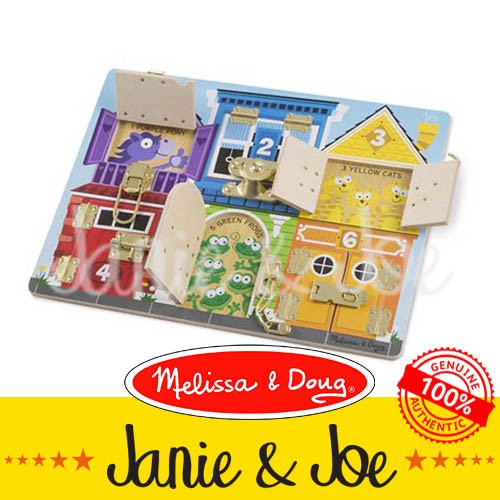 melissa and doug latches board farm